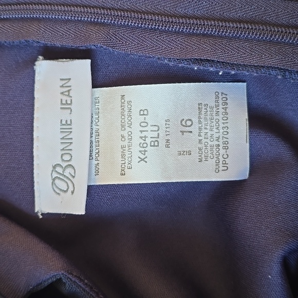 Girl's XL Navy Blue Dress - Picture 3 of 3